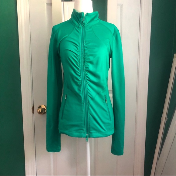 Zella Kelly Green Activewear zip up jacket SP - Picture 5 of 7